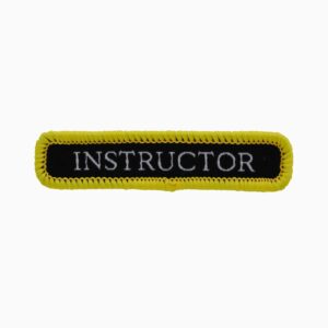 Instructor sew-on badge