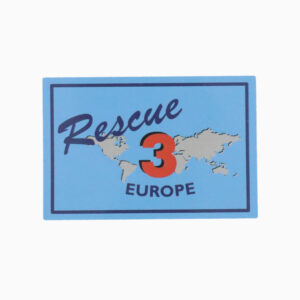 Rescue 3 Europe sticker with retro logo