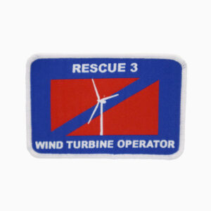 Rescue 3 Europe Wind Turbine Operator (WTO) sew-on badge