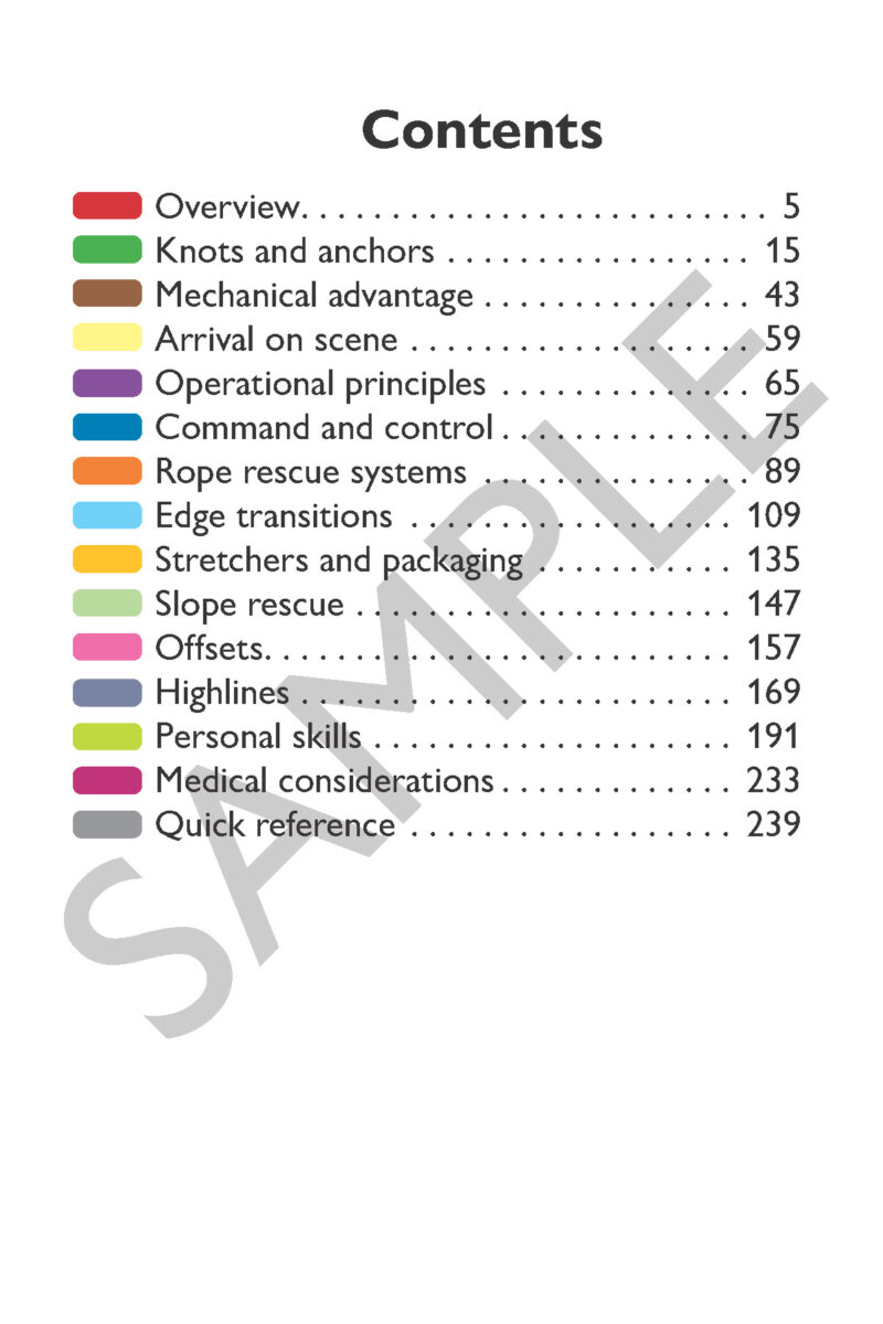 Rescue 3 Europe Rope Rescue Field Guide » Rescue 3 Europe