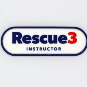 Rescue 3 instructor hook and loop badge